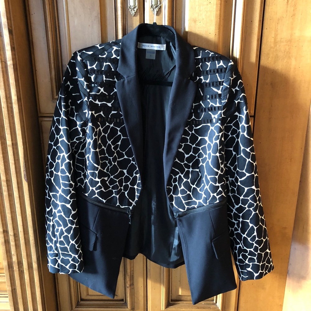 COPY - Beautiful Black & White Blazer